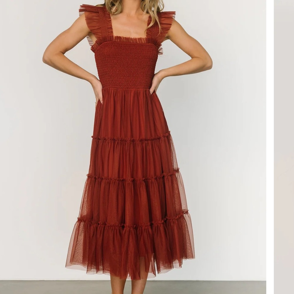 Emma Smocked Tulle Dress
